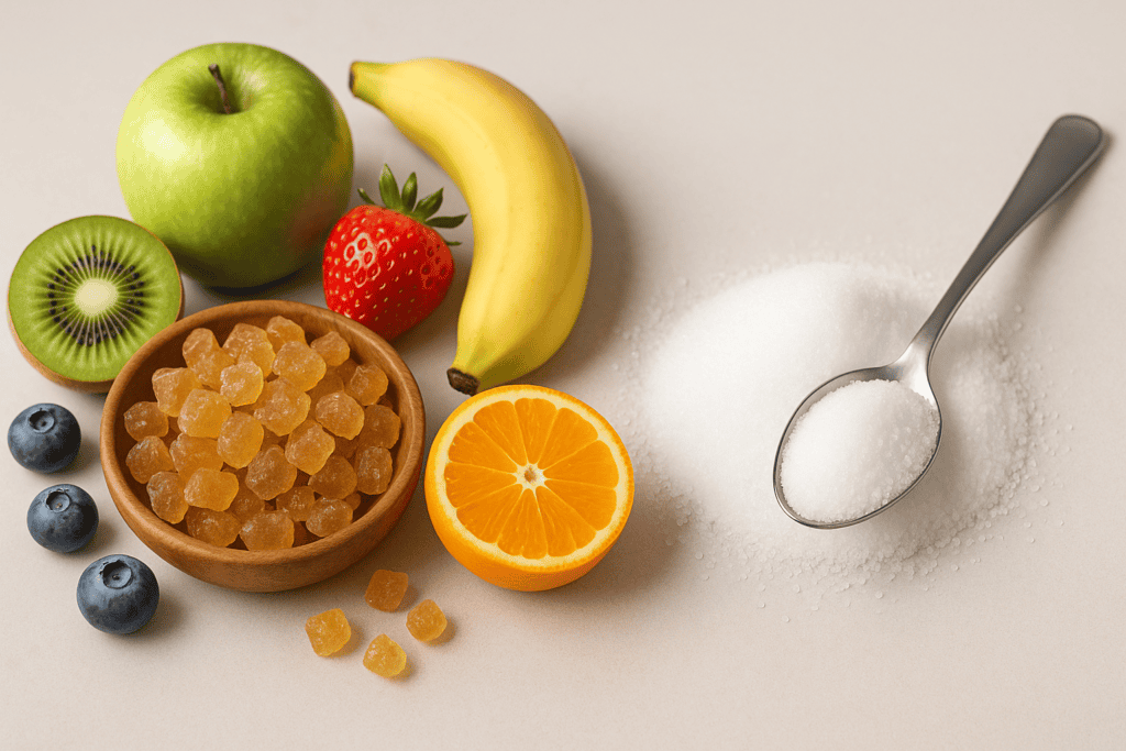 Natural sugars vs. processed sugars