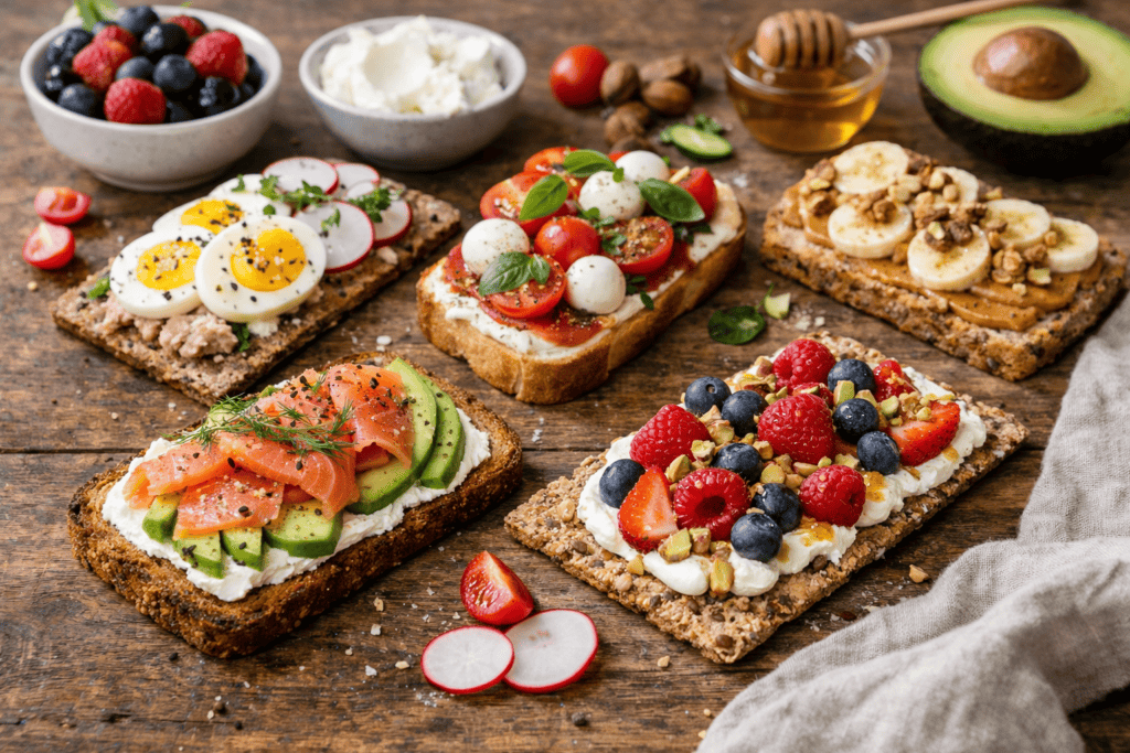 No-Cook Toasts and Crispbreads