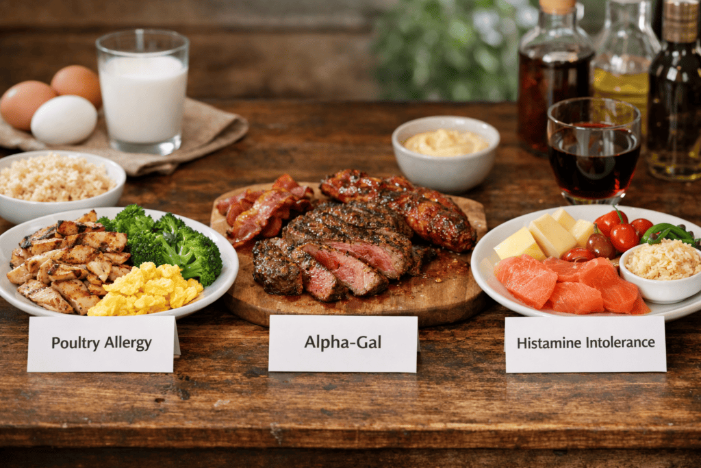 Poultry Allergy vs Alpha-Gal vs Histamine Intolerance