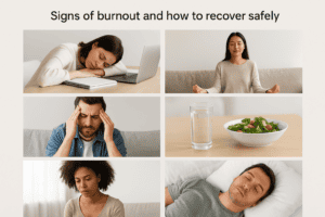 Signs of burnout and how to recover safely