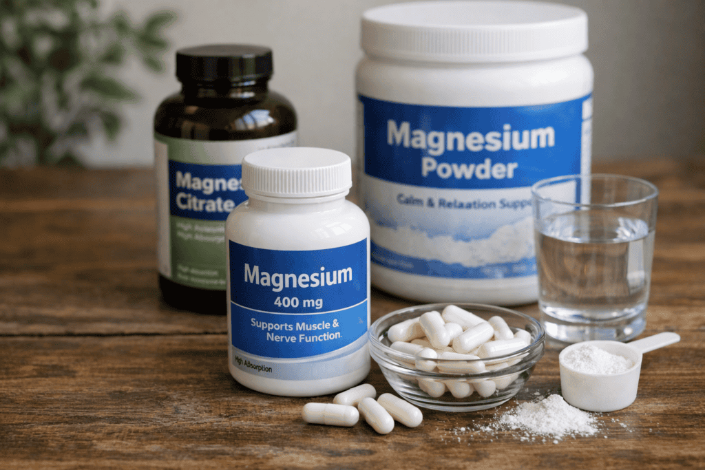 Magnesium suppliements